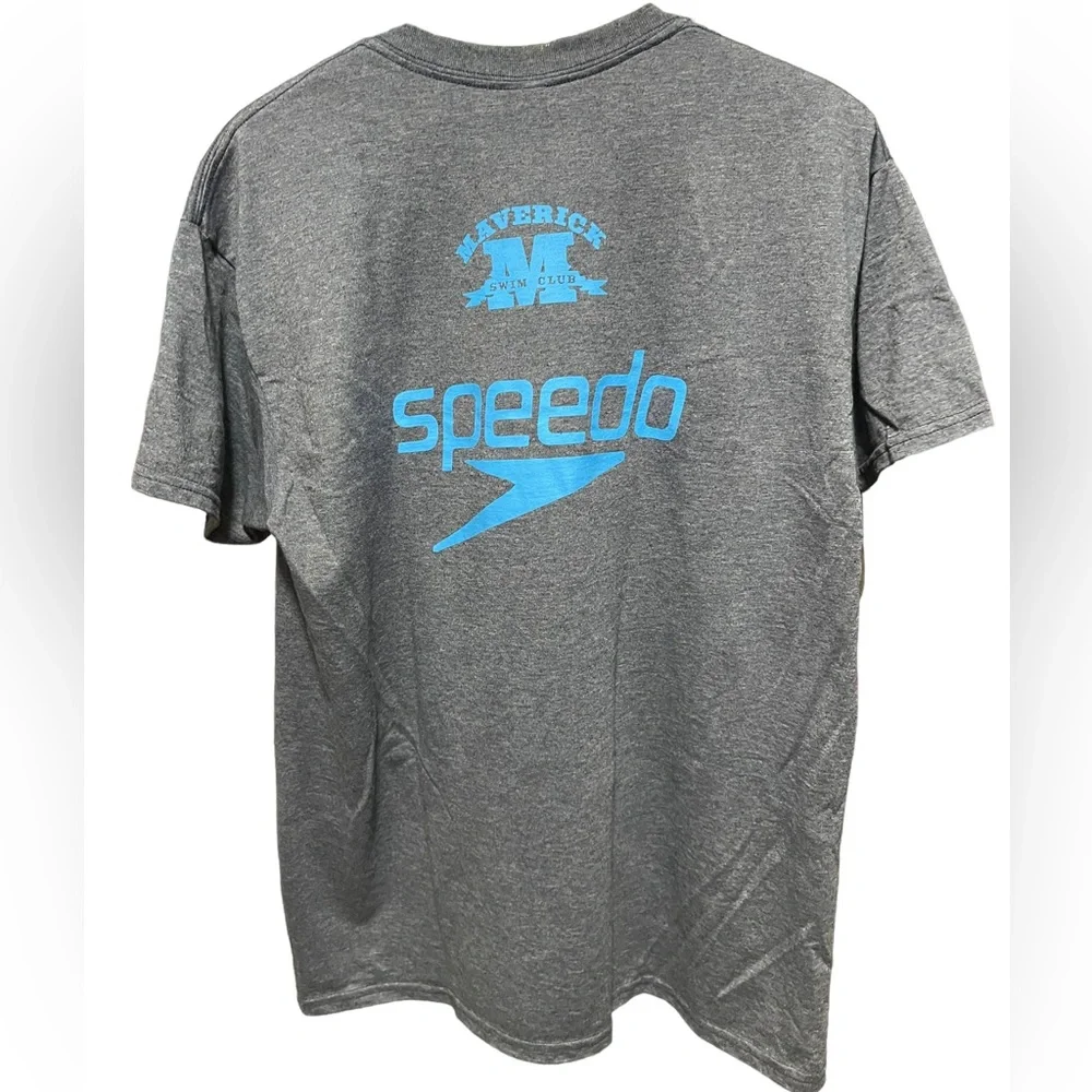Mavs Speedo Maverick Swim Club Graphic T-Shirt Sz Large - Picture 3 of 5